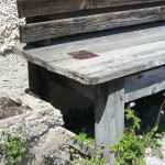 sturdy bench in Hallstatt